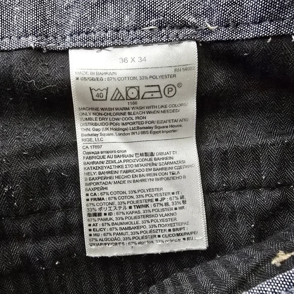 Banana Republic Pants Men's 36 x 34 Vintage Straight Dress Chinos W 36 L 34